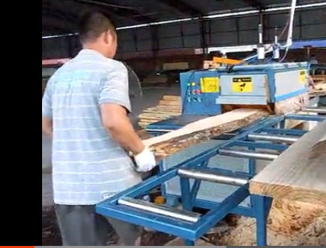 多片鋸深圳沙田加工建筑方客戶現場視頻正啟機械廠