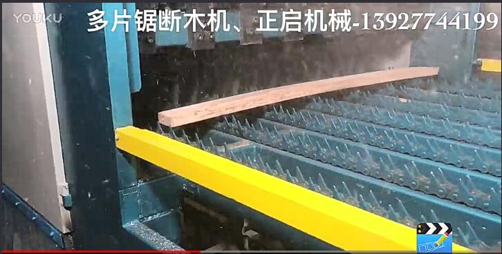 多片鋸斷木機、原木截斷機工作視頻