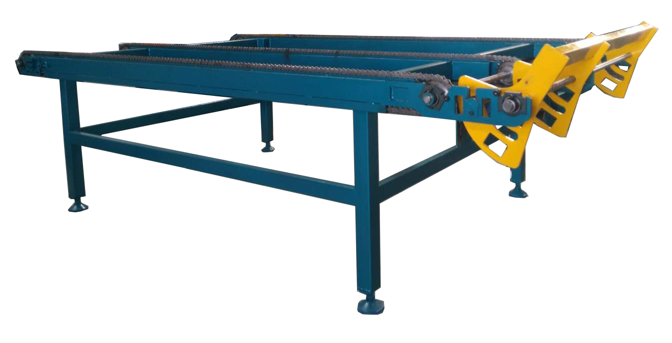 多片鋸生產(chǎn)線配套-自動(dòng)堆料架、自動(dòng)翻轉(zhuǎn)架、自動(dòng)分料架、自動(dòng)出料料架、成品堆料架、自動(dòng)下料架