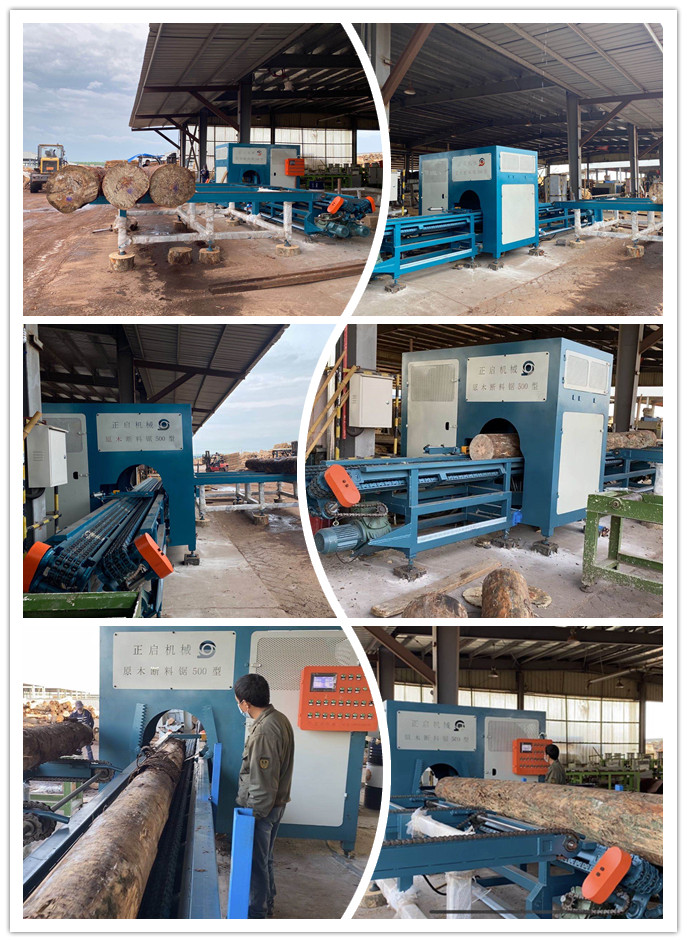 2020年4月ZQ500型全自動數控截斷機在江蘇省鎮江市現場工作圖