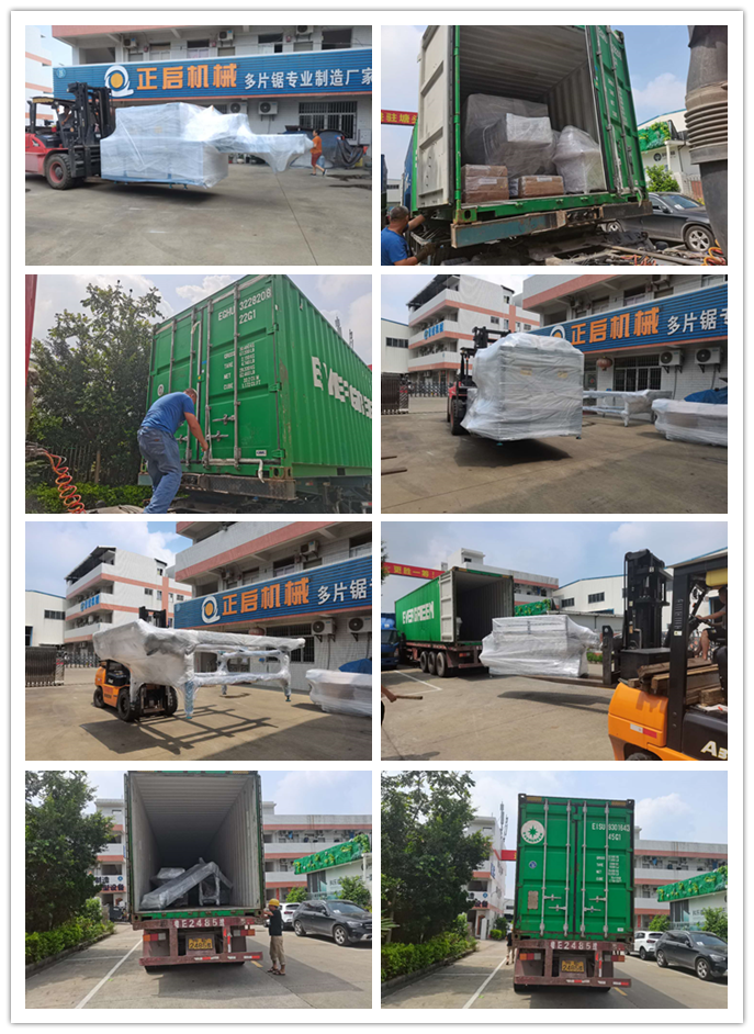 2020年8月發往馬來西亞--ZQ350型原木多片鋸、ZQ1600型多片斷料鋸、全自動磨鋸片機