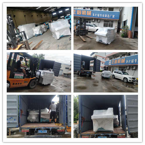 2021年6月4日發往江蘇太倉市-ZQ60小型多片鋸2臺、ZQ100多片鋸1臺