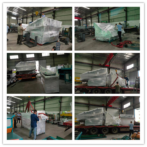 2021年8月9日發往山西省運城市-ZQ350型圓木多片斷料鋸、放料架、提升輸送架、皮帶輸送架