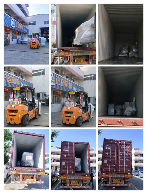 2022年5月17日發非洲裝柜（3號柜）-ZQ300圓木多片鋸、翻轉進料架4個