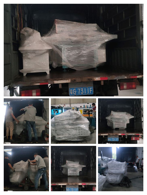 2022年8月3日發往廣東湛江-ZQ600小型多片鋸3條、自動磨鋸片機1臺