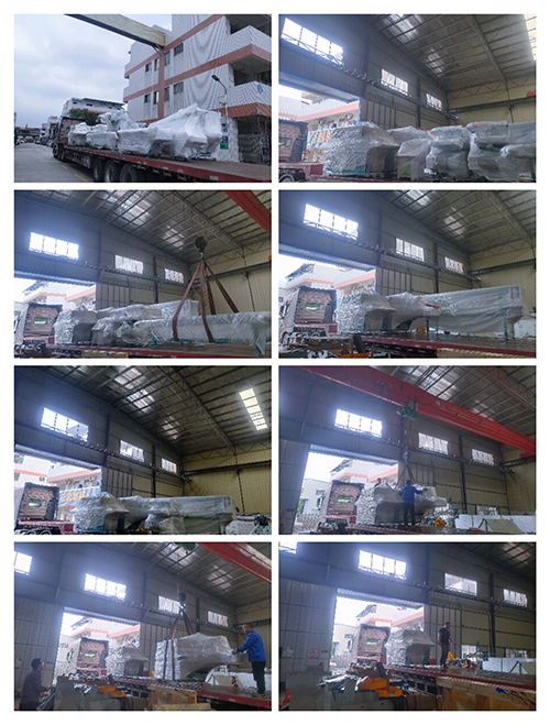 2023年4月3日發(fā)新疆阿克蘇-ZQ250截斷鋸、ZQ200圓木多片鋸、ZQ150方木多片鋸、圓木堆料架、翻轉(zhuǎn)進料架、ZQ400清邊機2臺、斜坡上料架